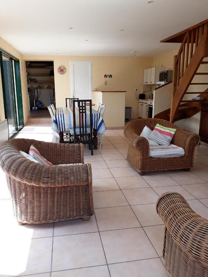 Maison Avec Jardin Et Plage De Sable Fin Accessible A Pied A 300M Saint-Coulomb Eksteriør billede